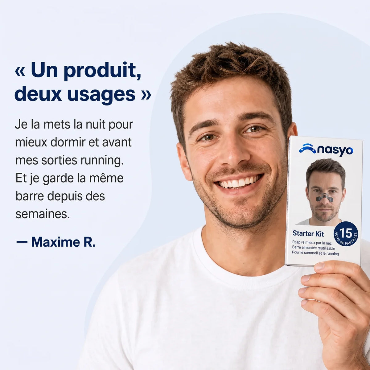 Bande nasale magnétique