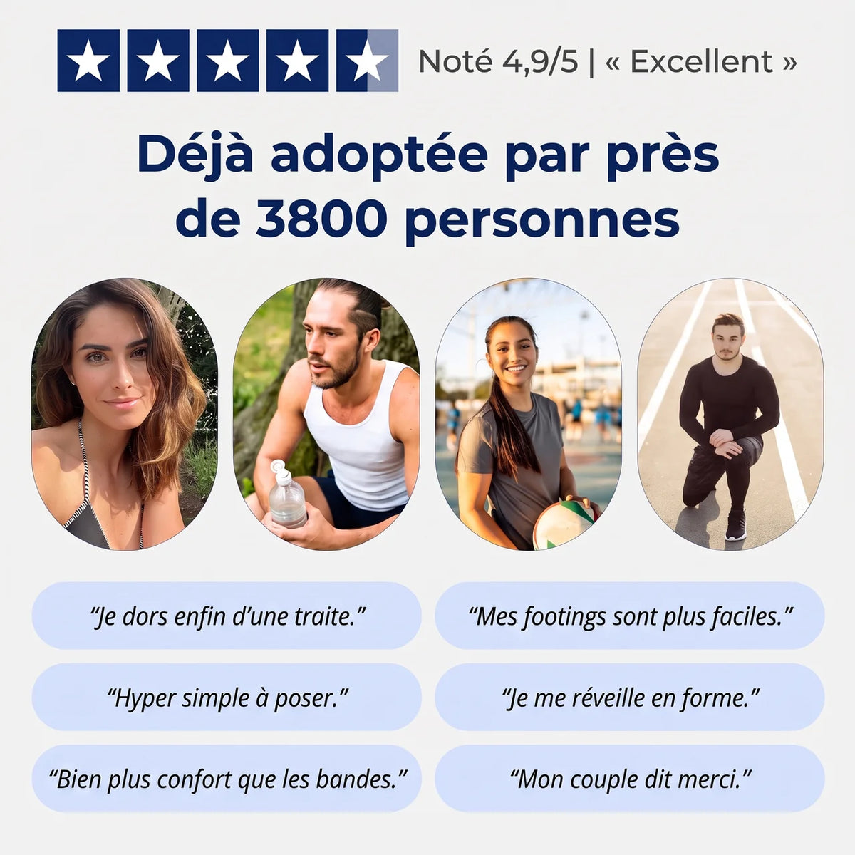 Bande nasale magnétique